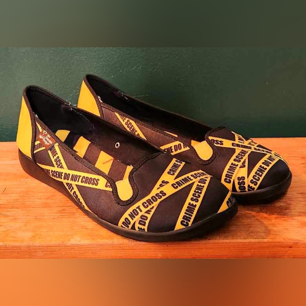 Hot chocolate slip-on flat